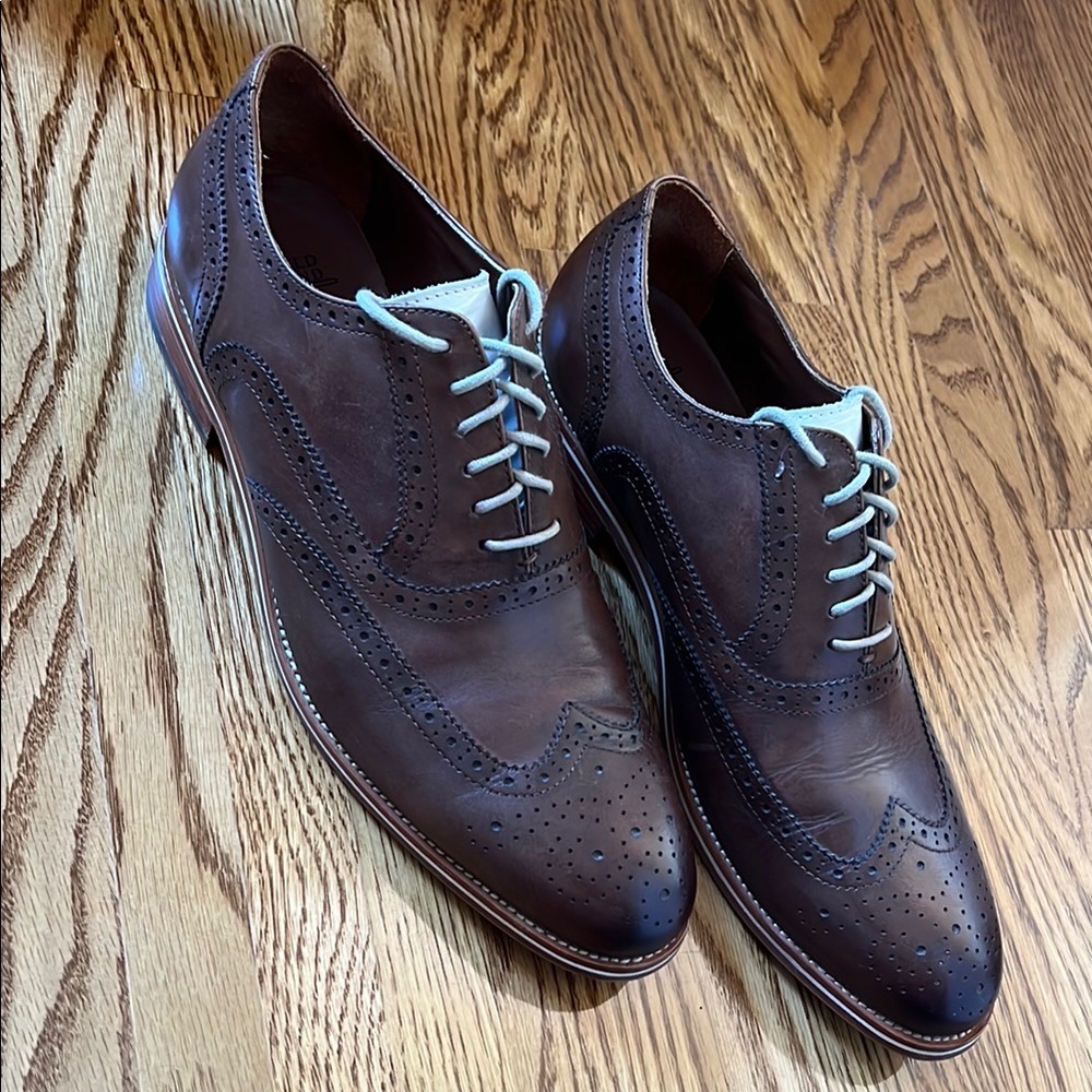 Classic Brown Leather Men's Dress Shoes